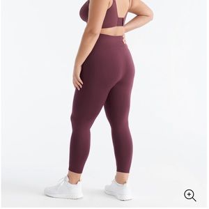 Knix seamless legging - dark cherry- like new